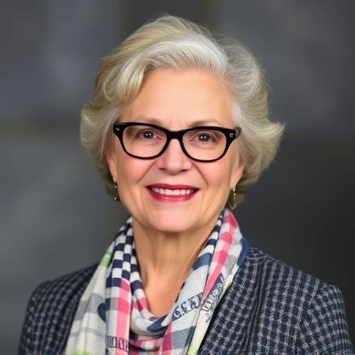 Portrait of Dr. Evelyn Reed, a renowned sociologist and founder of The Chronicle of Insight.